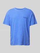 Thinking Mu T-Shirt mit Rundhalsausschnitt Modell 'INDIGOFERA' in Bleu...
