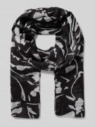 More & More Schal mit Allover-Print in Black, Größe One Size