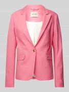 MOS MOSH Blazer mit Label-Applikation Modell 'Blake Night' in Pink, Gr...