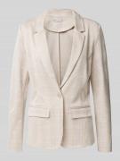 Fransa Blazer mit Glencheck-Muster in Beige, Größe XS