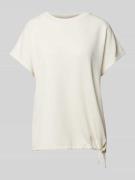 Soyaconcept T-Shirt mit 1/2-Arm Modell 'BANU' in Offwhite, Größe XS