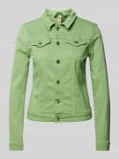 Soyaconcept Jeansjacke mit Brustpattentaschen Modell 'Erna' in Gruen, ...