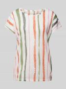 Soyaconcept T-Shirt mit Streifenmuster Modell 'Aretha' in Orange, Größ...