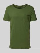 Blend T-Shirt mit Brusttasche Modell 'NOEL' in Dunkelgruen, Größe S