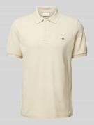 Gant Regular Fit Poloshirt mit Label-Stitching Modell 'SHIELD' in Sand...