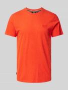Superdry T-Shirt in Melange-Optik Modell 'Vintage Logo' in Orange Mela...