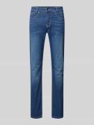 MAC Slim Fit Jeans mit Knopfverschluss Modell "ARNE PIPE" in Blau, Grö...