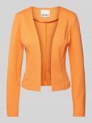 ICHI Blazer mit offener Vorderseite Modell 'KATE' in Orange, Größe XS