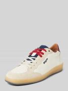 Blauer USA Sneaker mit Label-Print Modell 'MURRAY' in Weiss, Größe 41