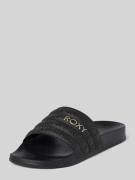 Roxy Sandale mit Label-Details in Black, Größe 38