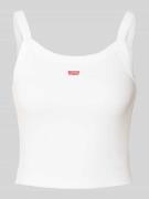 Levi's® Tanktop mit Label-Print Modell 'ESSENTIAL SPORTY' in Weiss, Gr...