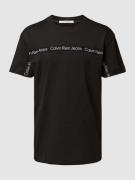 Calvin Klein Jeans T-Shirt mit Label-Print in Black, Größe XS