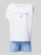 LOUIS & LOUISA Pyjama mit Statement-Stitching Modell 'Pures Vergnügen'...