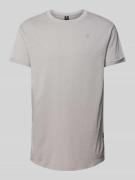 G-Star Raw T-Shirt mit Logo-Print Modell 'LASH' in Stein, Größe S