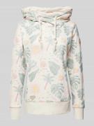 Ragwear Hoodie mit Allover-Motiv-Print Modell 'Gripy' in Beige, Größe ...