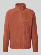 COLUMBIA Fleecejacke mit Label-Stitching Modell 'Fast Trek' in Rostrot...