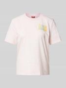 Esprit T-Shirt mit Streifenmuster in Rosa, Größe XS