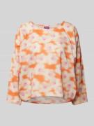 Drykorn Blusenshirt mit Allover-Muster Modell 'NIALINII' in Orange, Gr...