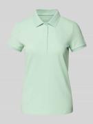 Montego Regular Fit Poloshirt in unifarbenem Design in Mint, Größe XS