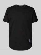 Calvin Klein Jeans T-Shirt mit Label-Patch in Black, Größe S