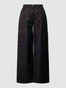 Calvin Klein Jeans Cargohose Allover-Print in Black, Größe M