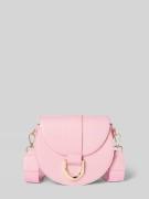 Seidenfelt Handtasche in unifarbenem Design Modell 'TOLITA' in Pink, G...