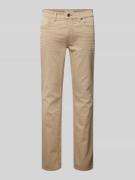 Brax Straight Fit Jeans mit Stretch-Anteil Modell 'CHUCK' in Beige, Gr...