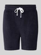 Strellson Sweatshorts mit Strukturmuster Modell 'Joseph' in Dunkelblau...