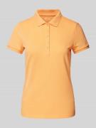 Montego Regular Fit Poloshirt in unifarbenem Design in Neon Orange, Gr...