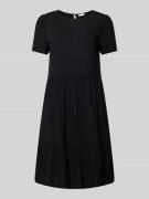 Vila Minikleid im Stufen-Look Modell 'paya' in Black, Größe 36