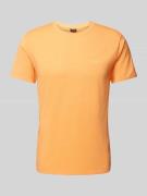 JOOP! Jeans T-Shirt in unifarbenem Design Modell 'Alphis' in Orange, G...