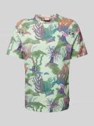 Scotch & Soda T-Shirt im Allover-Look in Mint, Größe S