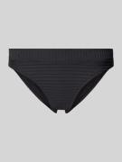 Rip Curl Bikini-Hose mit Strukturmuster in Black, Größe XS