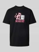 MARKET T-Shirt mit Rundhalsausschnitt Modell 'PINK PANTHER' in Black, ...