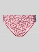Esprit Bikini-Hose mit floralem Allover-Print Modell 'CALUSA' in Rot M...