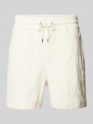 Gant Shorts mit elastischem Bund Modell 'TERRY' in Offwhite, Größe M