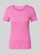Montego T-Shirt in Melange-Optik in Pink, Größe XS