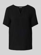 Montego Blusenshirt aus Viskose in unifarbenem Design in Black, Größe ...