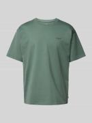 Levi's® T-Shirt mit Label-Stitching in Dunkelgruen, Größe M