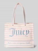 Juicy Couture Shopper mit Streifenmuster in Pink, Größe One Size