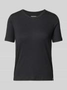 Armedangels T-Shirt in Ripp-Optik Modell 'GENEVRAA' in Black, Größe XS