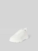 Copenhagen Sneaker aus echtem Leder mit Label-Print in Weiss, Größe 38