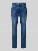 Petrol Slim Fit Jeans im 5-Pocket-Design in Jeansblau, Größe 30/32