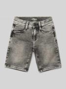 s.Oliver RED LABEL Regular Fit Jeansshorts im Used-Look Modell 'Brad' ...