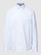 Eterna Comfort Fit Business-Hemd mit Button-Down-Kragen in Bleu, Größe...
