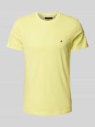 Tommy Hilfiger Slim Fit T-Shirt mit Logo-Stitching Modell 'GARMENT' in...