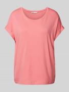 Only T-Shirt mit Rundhalsausschnitt Modell 'MOSTER' in Rose, Größe L