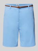 B.Young Regular Fit Shorts mit Gürtel Modell 'Days' in Bleu, Größe 36