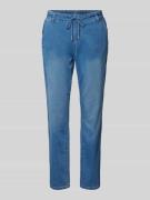 FREE/QUENT Regular Fit Jeans mit Tunnelzug Modell 'Marvin' in Hellblau...