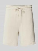BOSS Orange Shorts mit Label-Patch Modell 'Sewalk' in Sand, Größe M